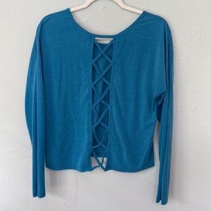 GapFit Blue Athletic Top